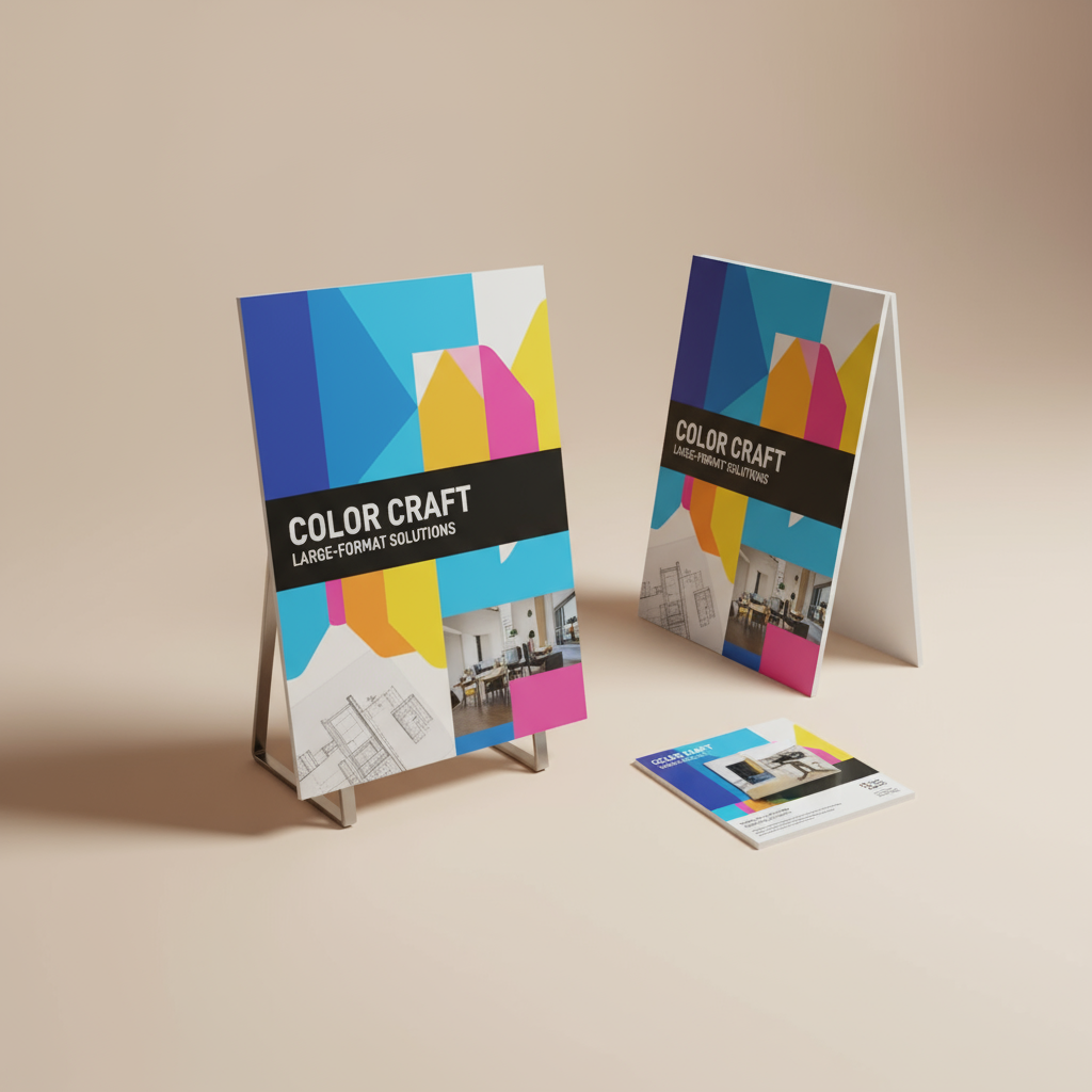 Sunboard Stand Printing